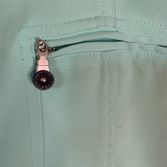 Jamie Sadock | Mint Green Mini Skort w/ Slit on R Leg Size 4 - Picture 5 of 11